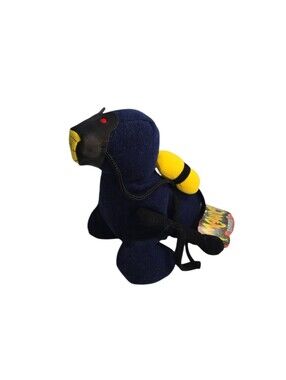 Vintage 1997 Meanies Series 1 Navy Seal Plush NWT